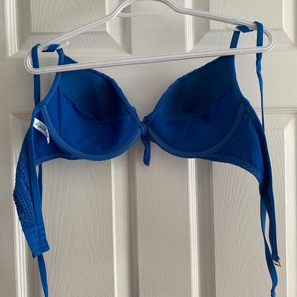 la vie en rose blue bikini top - Picture 2 of 2